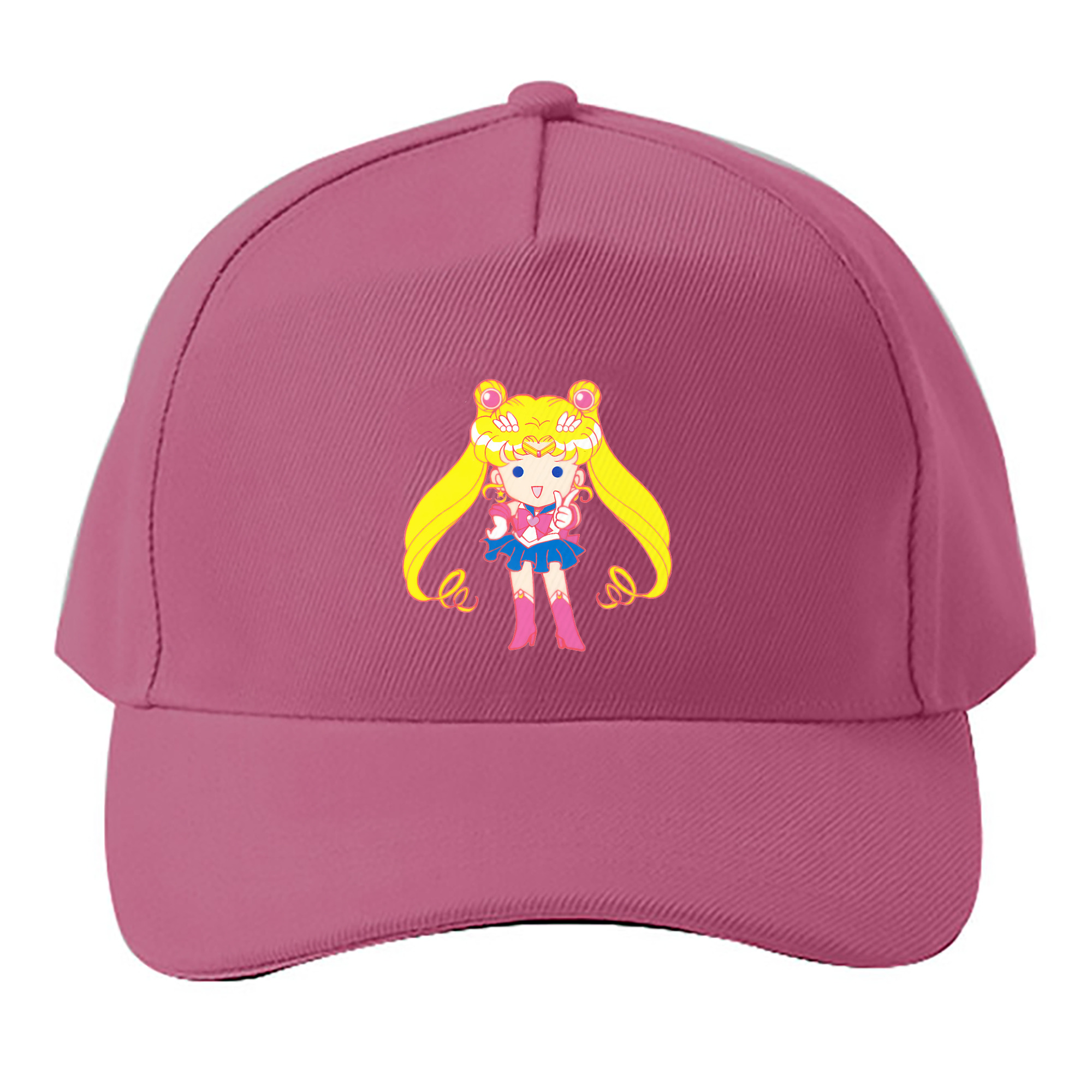 （画像用） 美少女戦士セーラームーン 月野 うさぎ つきの うさぎ Sailor Moon Tsukino Usagi ベースボールキャップ 綿100％ 男女兼用 帽子 スポーツ